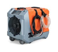 Déshumidificateur d'Air sur Roues 85L/Jour Dégivrage Automatique Poignée Rétractable Pompe