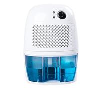 Déshumidificateur domestique, réservoir de 800 ml, avec fonction d'arrêt automatique lorsque le réservoir est plein, adapté for les salles de bains, les vestiaires et les camping-cars.