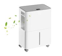 Déshumidificateur électrique 12 l/24 h, déshumidificateur électrique, déshumidificateur de cave pour pièces jusqu'à (20 m²), déshumidificateur électrique 39 dB avec tuyau de vidange, filtre, minuterie