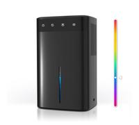 Déshumidificateur Électrique 2,6L - Pour Cave, Salle de Bain & Chambre jusqu'à 32m², Fonction Silencieuse, LED RGB, Arrêt Auto & Mode Nuit, Économe en Énergie
