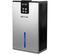 Déshumidificateur électrique 2800 ml pour la maison avec arrêt automatique, lumière LED 7 couleurs, idéal pour camping-car, salle de bain, chambre à coucher, cave