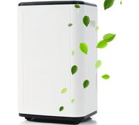 Déshumidificateur électrique Merax avec minuterie et 3 programmes, écran LED, déshumidification 25L/jour, réservoir 6L, déshumidificateur pour 26