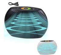 Déshumidificateur Électrique Réutilisable, Mini Déshumidificateurs Renouvelables avec Fenêtre de Visualisation, Recharge Et Cycle Infini, Sèche-air Absorbant L'humidité 12W black