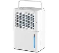 Déshumidificateur Électrique Silencieux - RELAX4LIFE - 12 L/Jour - 15 m2 - Réservoir d'Eau 2,2L - Fonction de Dégivrage Automatique