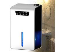 Déshumidificateur et purificateur d'air, 70 W, petit réservoir d'eau de 3,2 L avec arrêt automatique, faible bruit et faible consommation d'énergie pour chambre à coucher, salle de bain, sous-sol