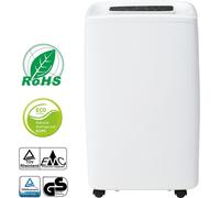Déshumidificateur Fortuna-Lai pour 15m2, 3 en 1 déshumidificateur purificateur d'air, avec 12L / jour de déshumidification, sèche-linge, réservoir d'eau de 6L, minuterie de 24 heures