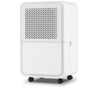 Déshumidificateur Mobile 15 L/Jour pour 20 M², Vidange Continue/Manuelle, Dégivrage Auto