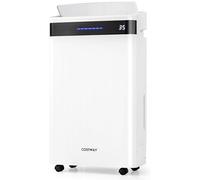 Giantex Déshumidificateur Mobile 28,5L/Jour pour 35 M² avec 4 Modes Indicateur 3 Couleurs Blanc