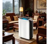 Déshumidificateur portable, évacuation de l'humidité de 20 l par jour, couverture de 10 m², contrôle intelligent par application, économie d'énergie, silencieux avec roues à 360° pour n'importe quelle