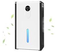Déshumidificateur pour sous-sol, 100 m² pour maison, chambre à coucher, salle de bain, camping-car avec tuyau de vidange, déshumidificateur portable silencieux de 2041,2 g avec arrêt automatique