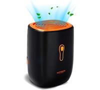 Déshumidificateur silencieux et portable pour la maison et la salle de bain, absorbeur d'humidité avec arrêt automatique, réservoir 750 ml, économie d'énergie, idéal contre la moisissure et l'humidité