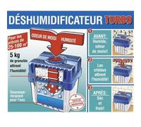 Déshumidificateur - WENKO - 5kg - Protège murs et meubles - Ecologique