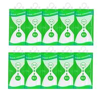 Déshumidificateurs d'armoire Lot de 10 Absorbeur d'Humidité Placard 100g Déshumidificateur Suspendu Anti-Moisissure Sachet Anti Humidité Pour Placards, Voiture, Chambre
