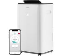 Sencor Déshumidificateur mobile intelligent SDH 2028WH – 360W, 20 L/jour, réservoir 6L, 2 vit. blanc