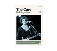 DESHVA Poster musical vintage The Cure, désintégration - Décoration de chambre à coucher, bureau, chambre - Cadeau - Sans cadre - 30 x 45 cm
