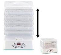 Déshydrateur 250 w avec 5 plateaux et minuteur 24 h dh-100