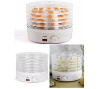 Déshydrateur 5 plateaux de dessiccation 33 cm 245W Thermostat réglable