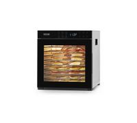 VEVOR Déshydrateur Alimentaire Électrique 10 Plateaux Inox 800 W Déshydrateur de Fruits et Légumes Température Réglable 30-90 ℃ Minuteur 48 h Machine à Sécher les Fruits Séchage Aliment Viande Poisson