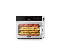 Déshydrateur Alimentaire 400W En Acier Inox Température Réglable Minuterie 24h