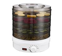 Déshydrateur alimentaire 5 plateaux, appareil fruits et légumes séchés, machine viande séchée température réglable, séchoir écoénergétique 350 W conservation fruits, légumes viandes.(White)