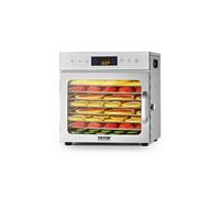Déshydrateur Alimentaire 8 Plateaux 400W En Acier Inox Réglable De 30? à 90?