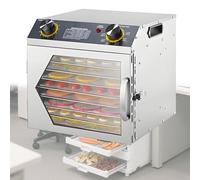 Déshydrateur Alimentaire À 18 Plateaux Deshydrateur Viande Fruits Champignons Séchoir À Fruits Séchés en Acier Inoxydable Déshydrateurs pour Aliments et Viande Séchée,8thfloor