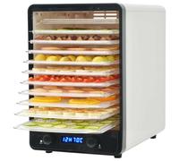Déshydrateur Alimentaire avec 10 Plateaux Séchoir Conservation Fruits vidaXL