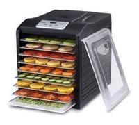 BioChef Déshydrateur Arizona Sol 9 plateaux inox amovibles – Numérique, minuteur, 600W (noir)