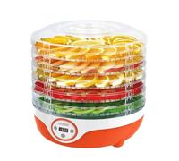 Déshydrateur alimentaire Déshydrateur alimentaire avec 5 plateaux, Machine de séchage des aliments, for la viande séchée, les fruits et légumes, petit séchoir à air déshydratation