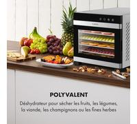 Déshydrateur alimentaire Flavour Dry Température : 35 - 75 °C thermostat digital