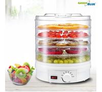 Déshydrateur Déshydrateur Sécheur de fruits Régulateur de température 350W 5 tamis de 35mm chacun