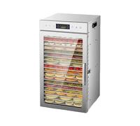 Déshydrateur Alimentaire Professionnel 400/800w, 6-18 Plateaux, Température Réglable 30-90°c, écran Lcd, Minuterie 24h, Idéal Pour Fruits, Viande Et Champignons(18 floors)