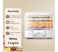 Déshydrateur Alimentaire - PRUMYA - Électrique - Température variable - 5 couches - Blanc