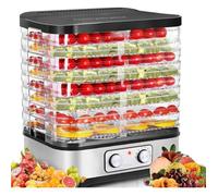 Déshydrateur Alimentaire sans BPA 8 Plateaux Empilables Nourriture Fruit 400W Thermostat Réglable