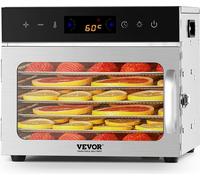 Déshydrateur automatique 6 plateaux Acier inoxydable 400W Fruits séchés