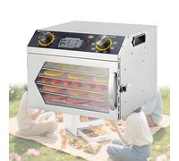 Déshydrateur Automatique À Plusieurs Étages Déshydrateur Automatique Déshydrateur de Fruits 40-90 °C Déshydrateur avec Minuterie 12h Et Température,6thfloor