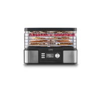 Caso DH 450 Déshydrateur automatique Vainqueur du test pour la maison et le jardin, par exemple, fruits, légumes, herbes, etc., température réglable de 30 à 70 °C, minuterie réglable de 0,5 à 48 h