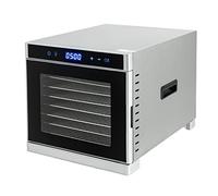 Déshydrateur D'aliments, 700W Déshydrateurs 8 Plateaux, Contrôle LED Fruits Déshydratés, Desidrateur Fruit et Legumes 35-75 °C Plage de Température, 3cm Espacement des Couches