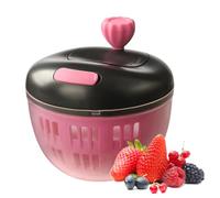 Déshydrateur de légumes à salade, séchoir alimentaire portable, bol de lavage des aliments avec passoire, largement utilisés, utilisation multi-personnes, 800 ml, pour la préparation des