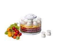 Déshydrateur DOMOCLIP DOC116 - 5 plateaux - Thermostat 40 à 70°C - 6 pots inclus