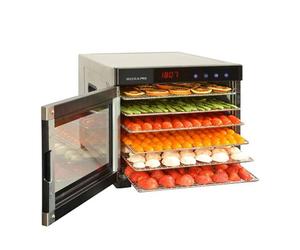 Déshydrateur électrique 6 Plateaux Kitchenchef SECCO 6 PRO INOX