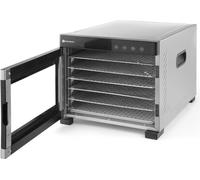 Déshydrateur HENDI Profi Line 6 clayettes en acier inoxydable 600W