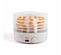 Livoo, Déshydrateur DOM202 - 245W, 5 plateaux Ø 33 cm, thermostat ajustable, compatible lave-vaisselle