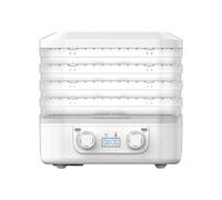 Déshydrateur numérique 2026 avec 5 plateaux pour des collations saines - Conservation naturelle des aliments (A, 27 x 26 x 21 cm)