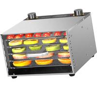 Déshydrateur pour aliments et viande séchée avec minuterie 24 heures 5 grilles de séchage 400W 30-90�� Déshydrateur de légumes et de fruits avec contrôle de température réglable et fenêtre visible pou