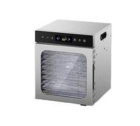 Déshydrateur Pour Jerky 400/800w, 6-18 Plateaux Inox, Affichage LED, Température Réglable 30-90°c, Minuterie 24h, Séchage Professionnel Pour Viande Et Fruits(10 floors)