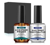 Déshydrateur professionnel pour ongles de 15 ml et apprêt sans acide pour vernis acrylique et gel - Préparation et prime pour les ongles durables et libres WMFL2-02