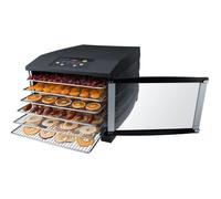 Déshydrateur STEBA 055600 ED6 - 800 W - Surface de séchage 6 x 37 x 30 cm - Noir