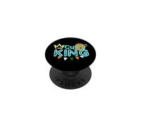 Desi King, Amateur de Curry, Cuisine Indienne, Bollywood, drôle PopSockets PopGrip Adhésif