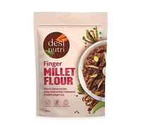 Desi Nutri Finger Millet Flour, High Fiber, Gluten Free, 450 gm